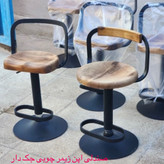 صندلی اپن زیمر مدرن با پایه فلزی و جک تنظیم ارتفاع