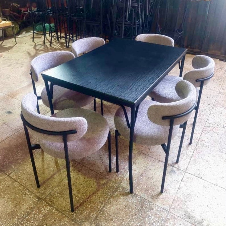 صندلی تدی نهارخوری (پارچه تدی وراندا)