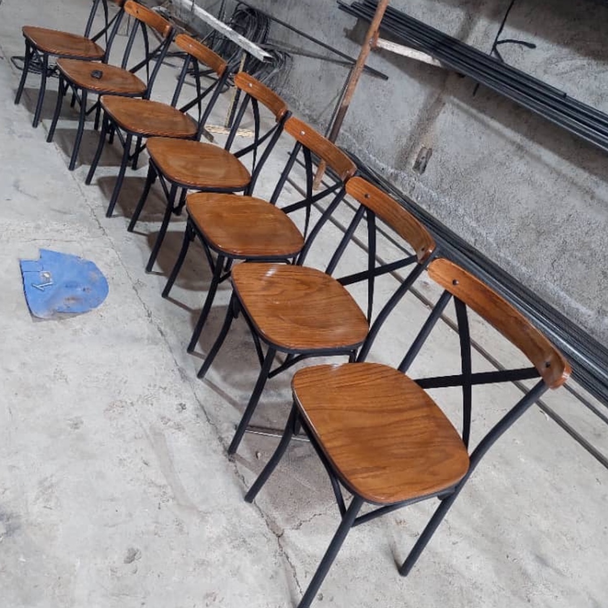 صندلی لهستانی درجه 1 چوب روکش بلوط 10